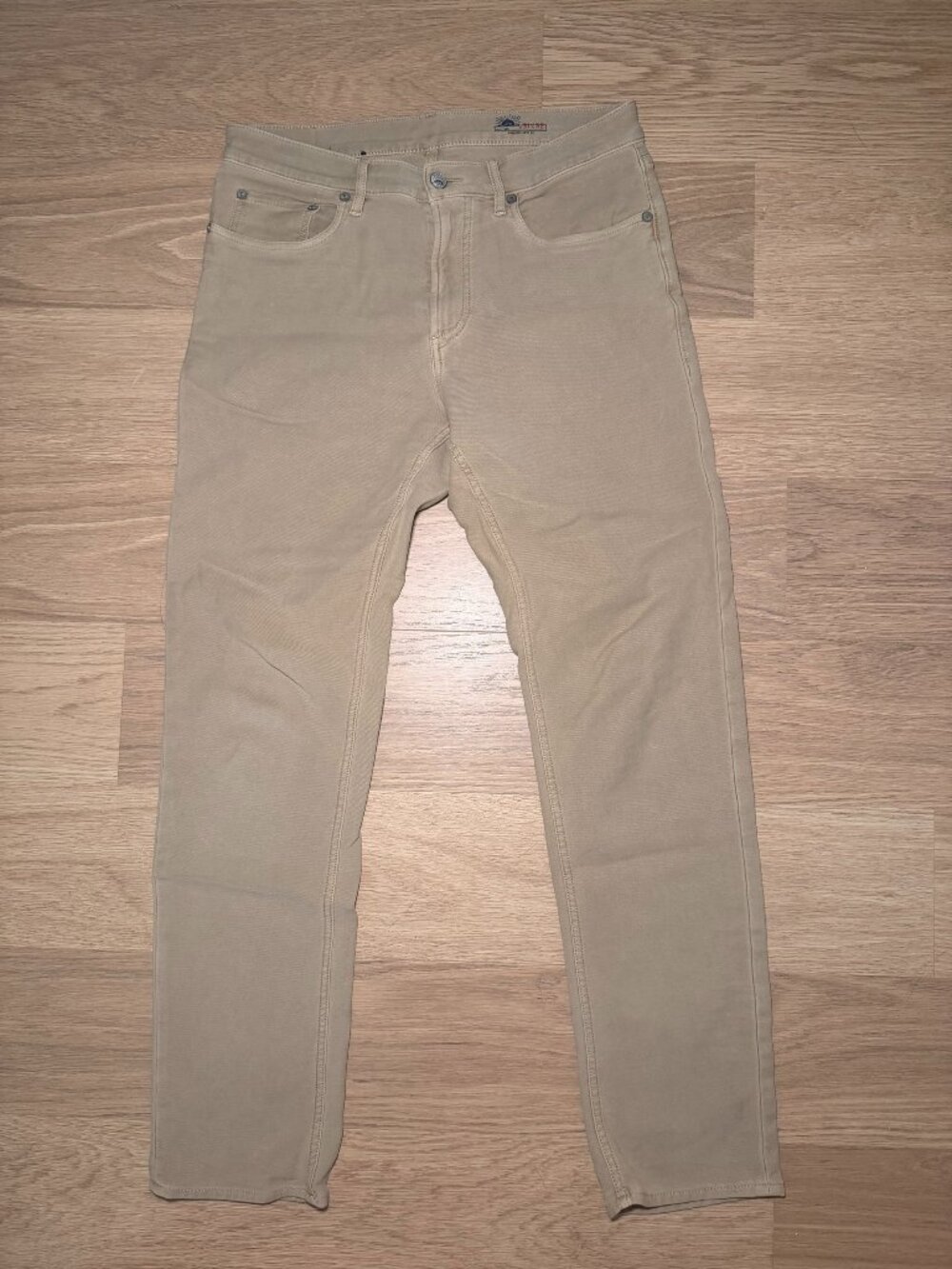 Faherty Stretch Terry 5-Pocket Pants Men's 31x32 Khaki Tan